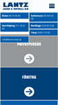 Mobile Screenshot of lantzmetall.se