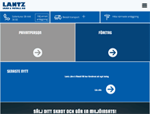 Tablet Screenshot of lantzmetall.se